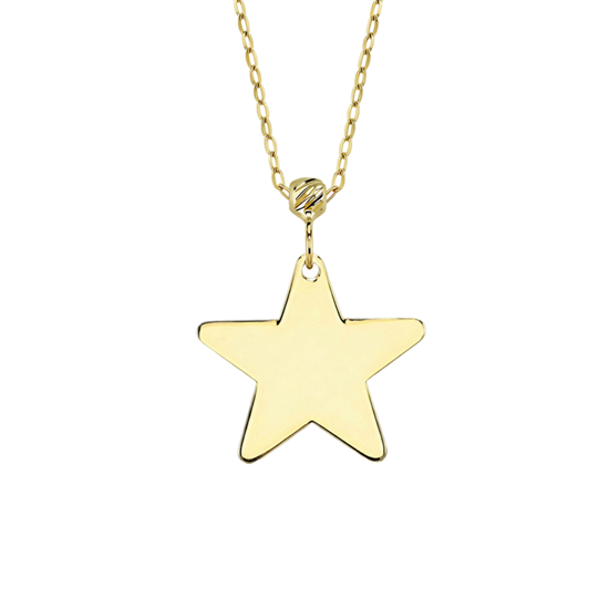 Yıldız 14 Ayar Altın Kolye