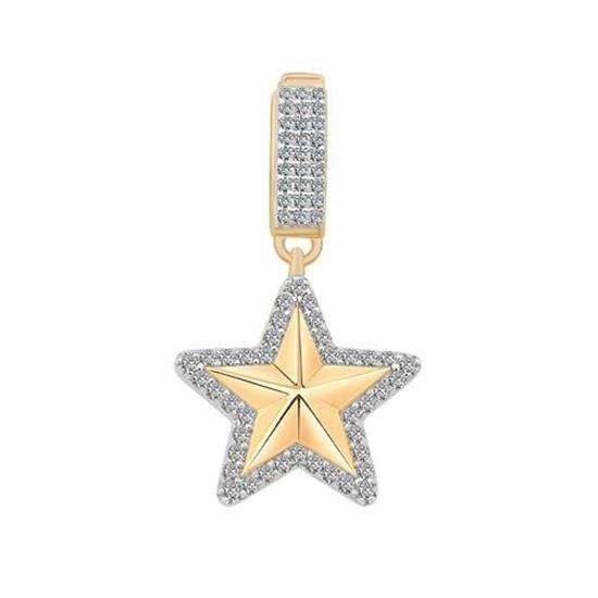 Yıldız Taşlı 9Mm Bileklik Charm