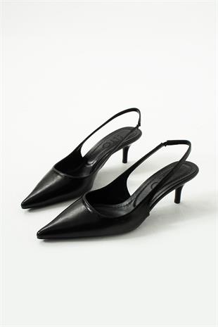 Valeria Siyah Topuklu Ayakkabı
