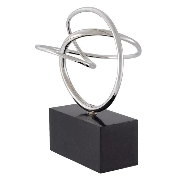 Object Frank Nickel Finish Granite Base