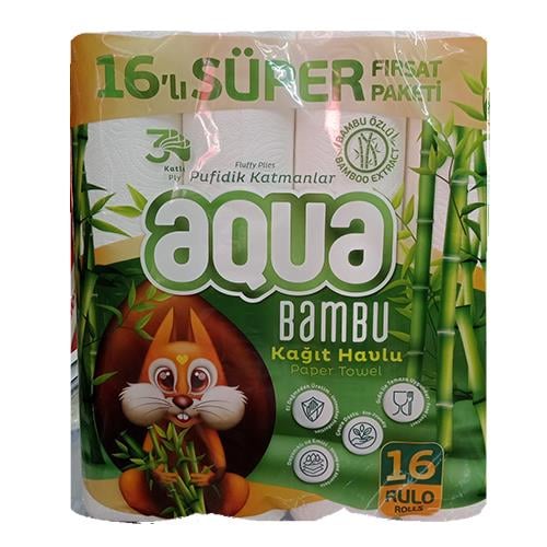 Aqua Kağıt Havlu 16'lı