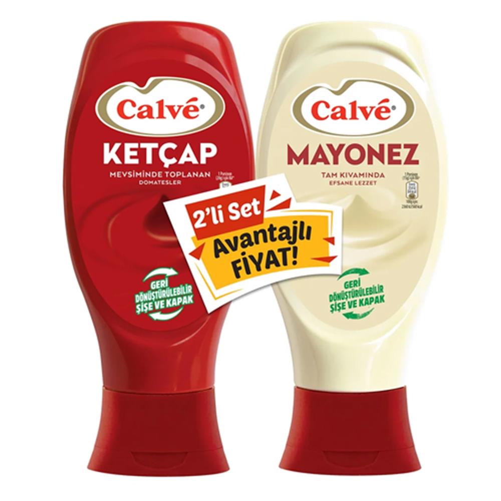 Calve Ketçap+Mayonez Orta (400 Gr-350 Gr) Acılı