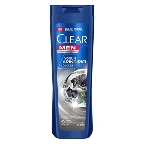 Clear Şampuan 350ml Yoğun Onarıcı Kömür