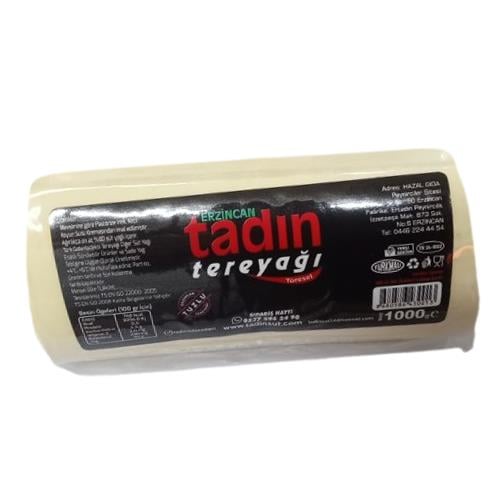 Erzincan Tadın Tuzlu Tereyağ 1000gr Rulo