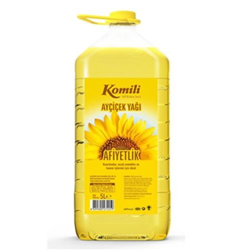 Komili Ayçiçek Yağı 5Lt Dar Pet
