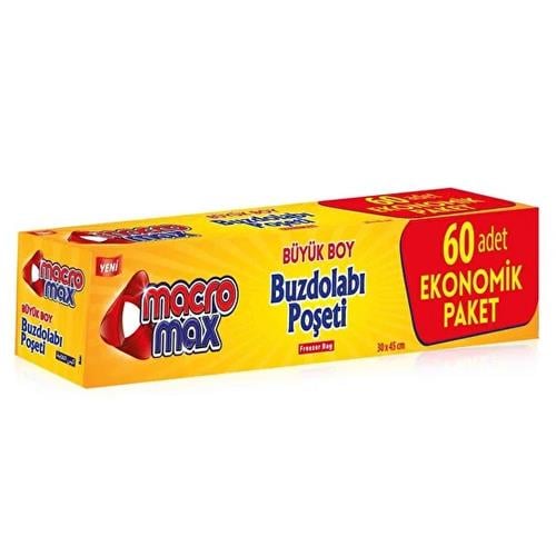 Macromax Buzdolabı Poşet Büyük Boy 60'lı