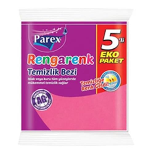 Parex Mikrofiber Temizlik Bezi 5'li