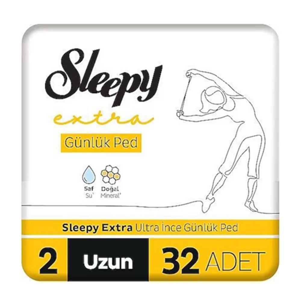 Sleepy Extra Günlük Ped Uzun 32'li