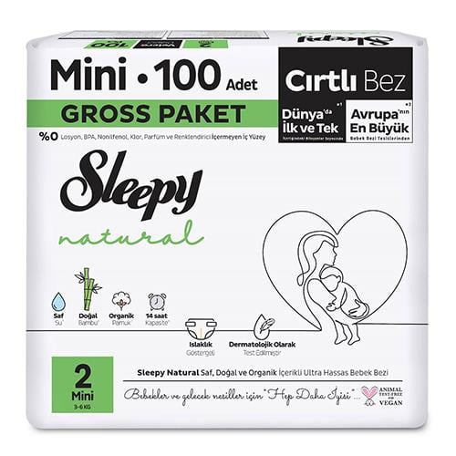 Sleepy GROSS Çocuk Bezi Mini 2 No 100'lü