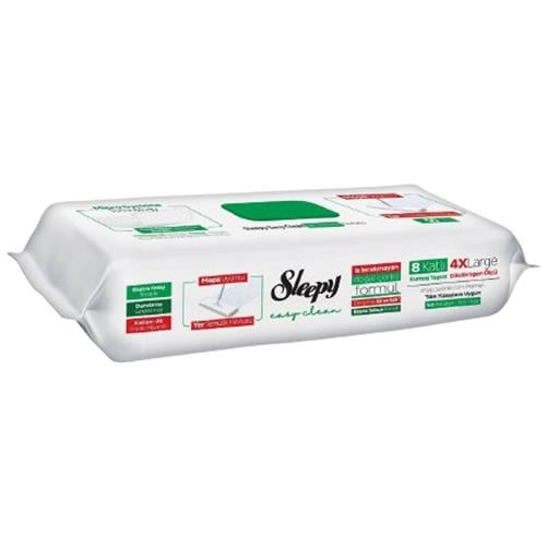 Sleepy Yer Temizleme Havlusu 50'li 4X