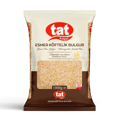 Tat Çiğ Köftelik Esmer Bulgur 1kg