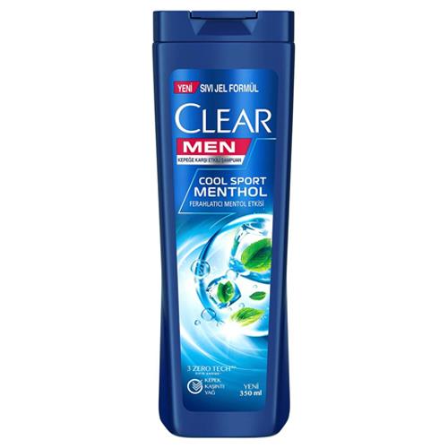 Clear Şampuan 350ml Men Cool Sport Menthol