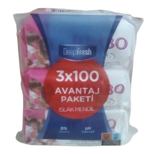DEEP FRESH Islak Mendil 100x3