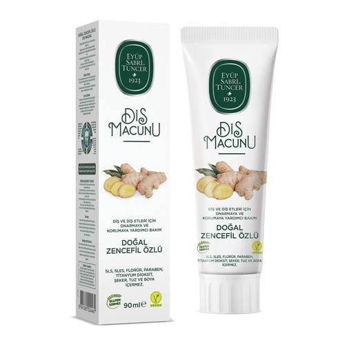 Doğal Zencefil Özlü Diş Macunu 90 ml