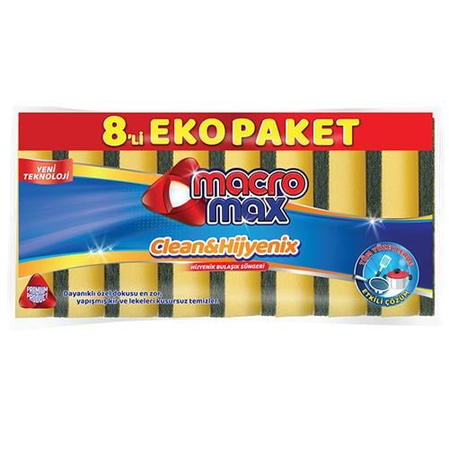 Macromax 8'li Sünger