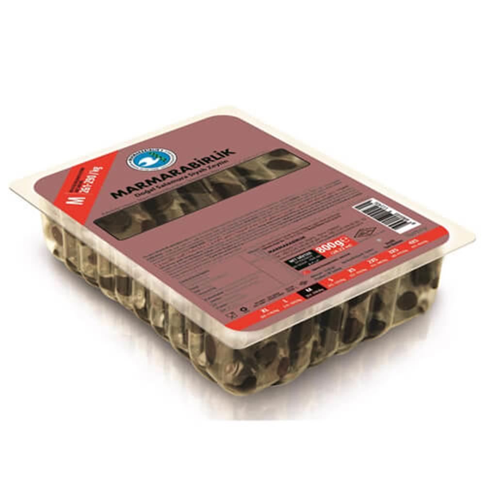 Marmara Birlik Zeytin Vakumlu 800gr  Süper