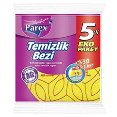 Parex Temizlik Bezi 5'li %30 Mikrofiber
