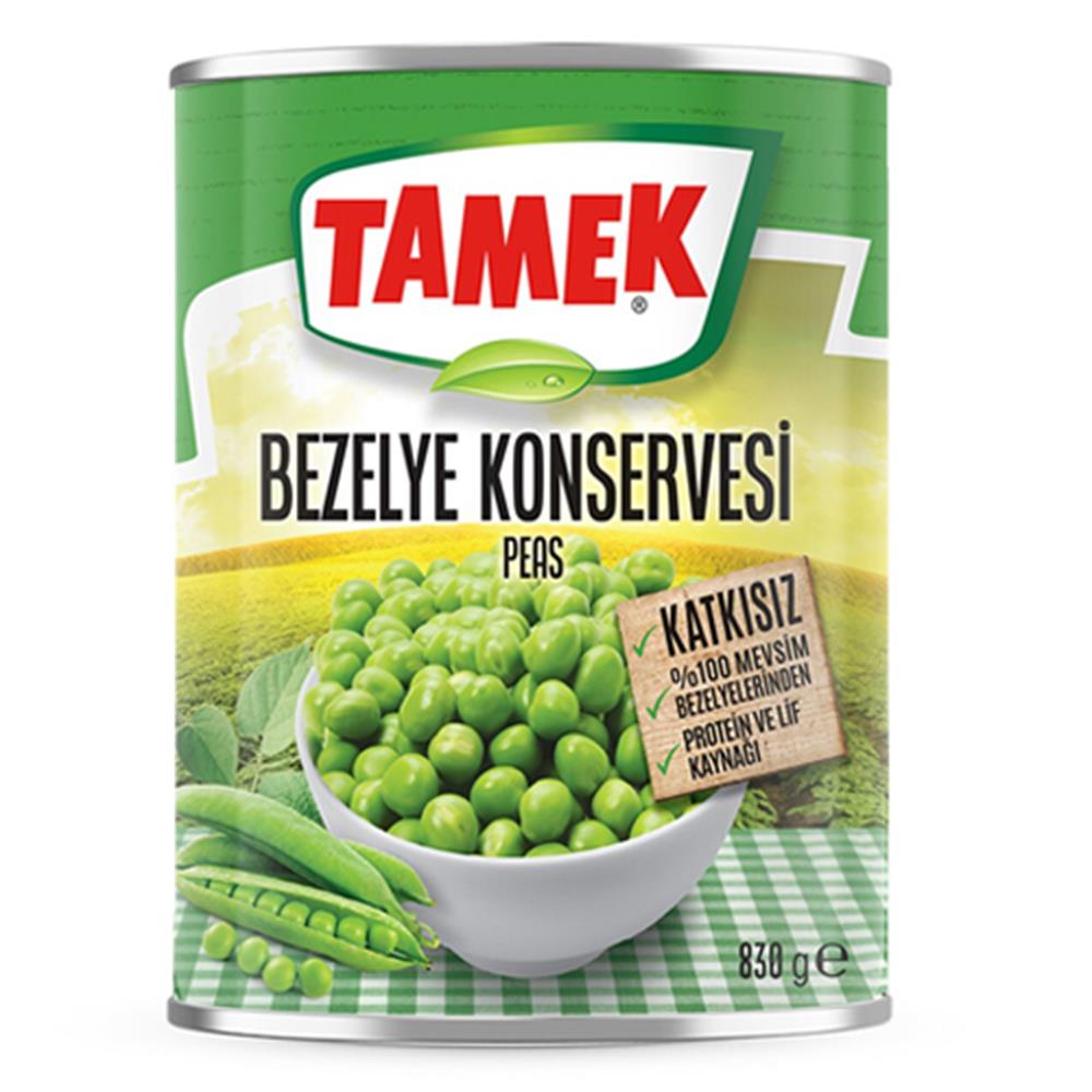 Tamek Bezelye 830gr Konserve Tnk