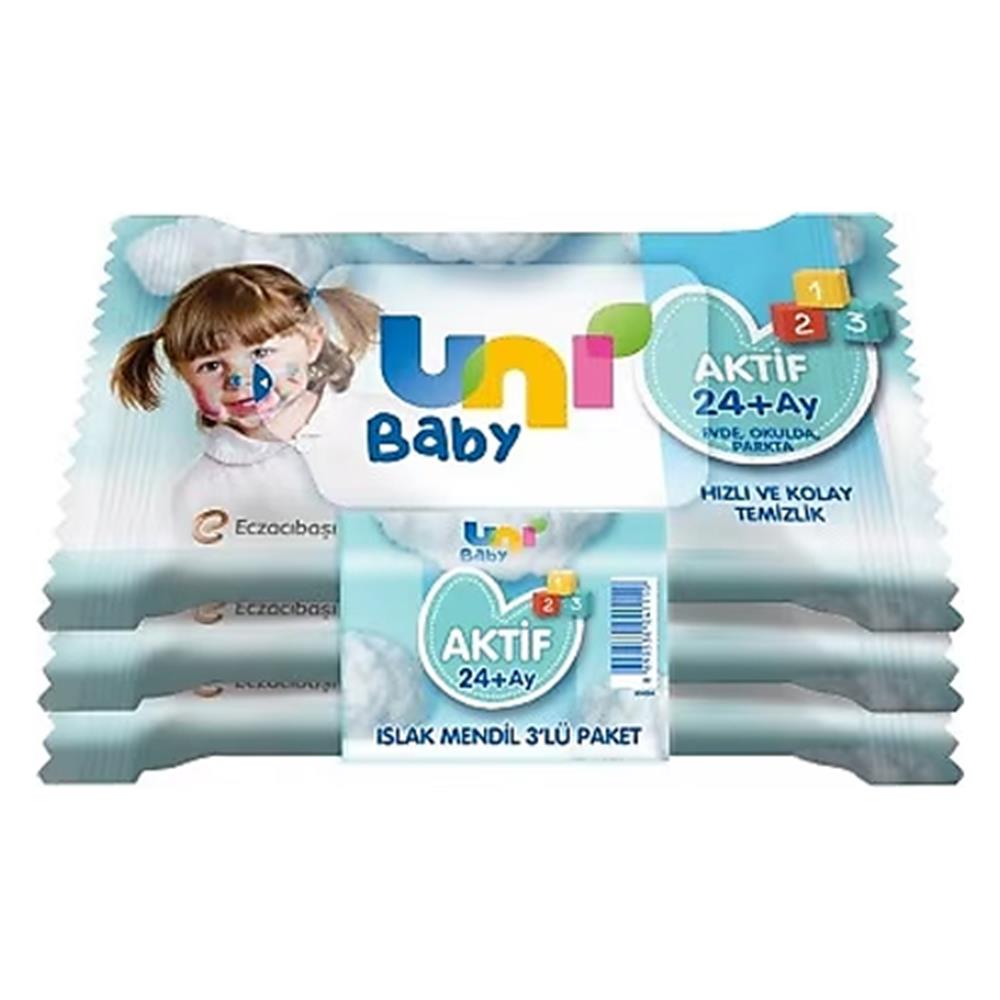 Uni Baby Cep Mendili 3x15'li