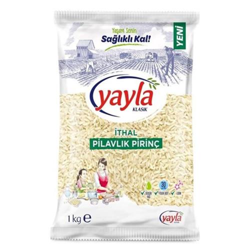 Yayla İthal Pilavlık Pirinç 1kg