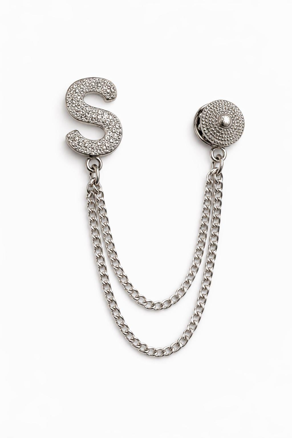 Kişiye Özel Harfli Yaka İğnesi