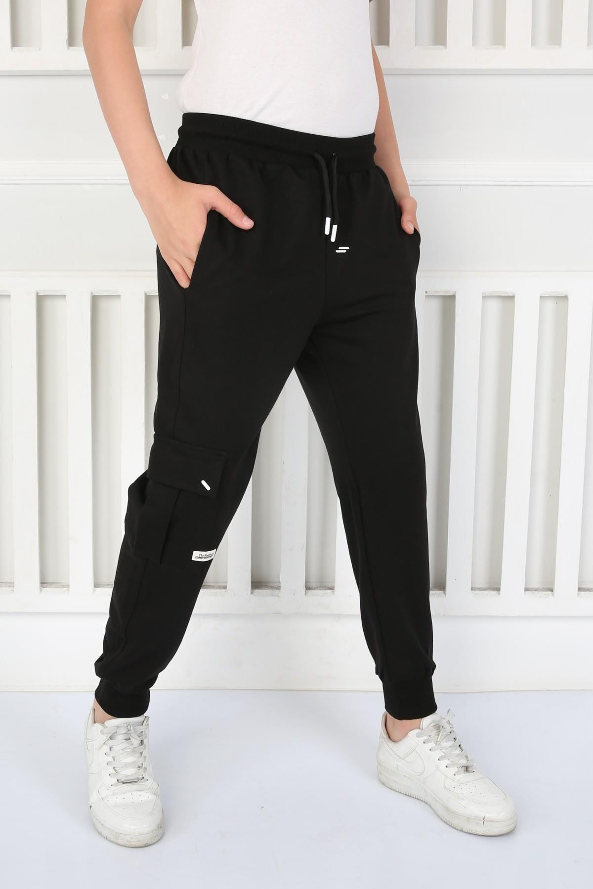 %100 Cotton İki İplik Baskılı Erkek Alt