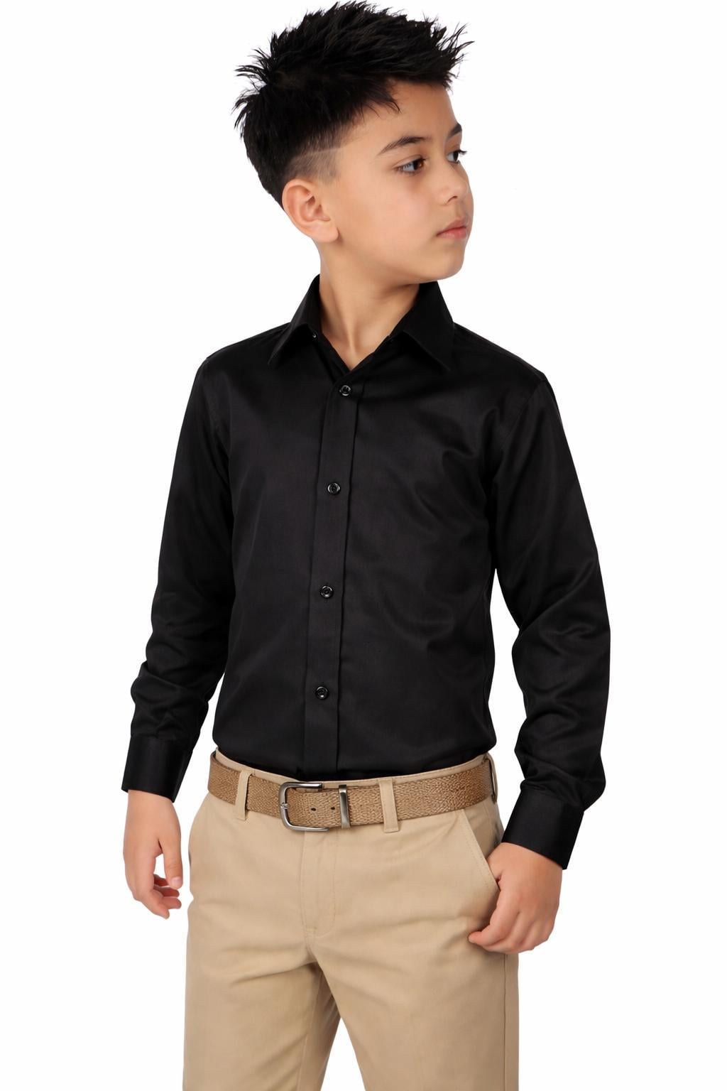 Siyah Erkek Çocuk Gömlek