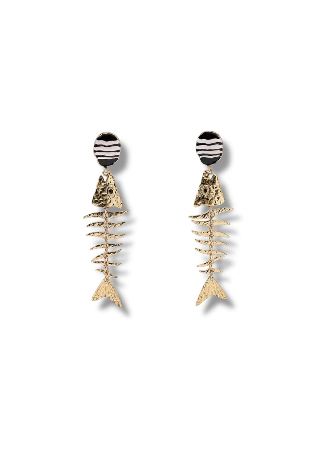 Hareketli Balık Küpe