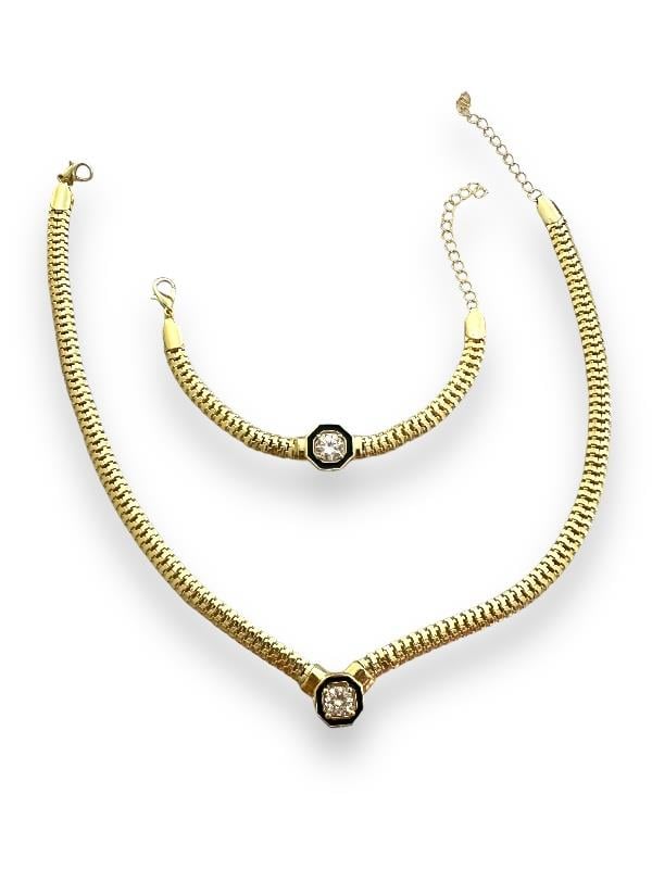 Hasır Model Kolye Bileklik 