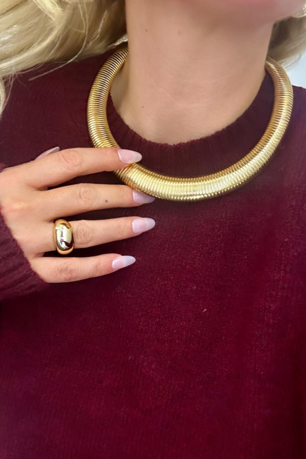 Kalın Choker Kolye