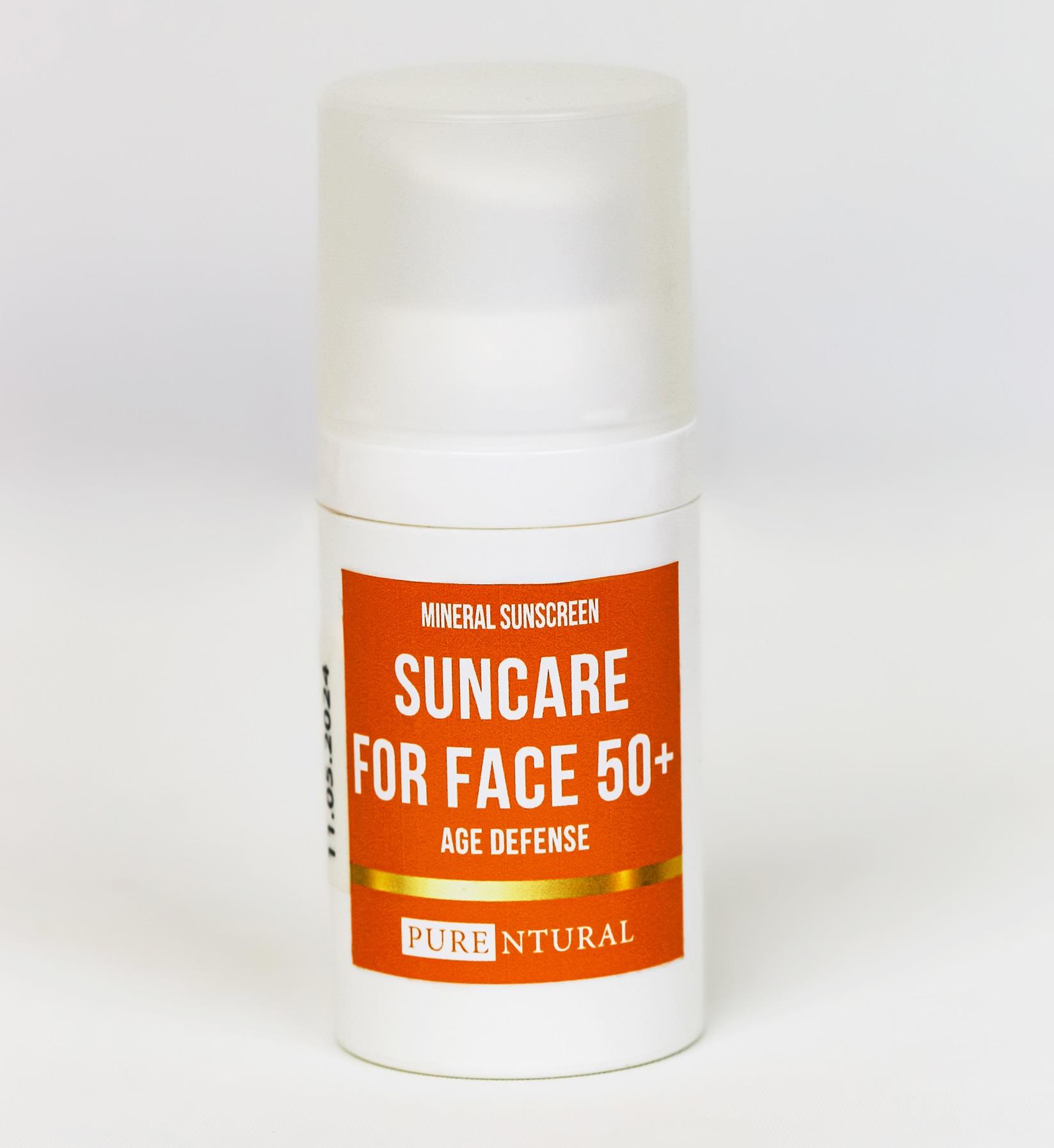 SUNCARE FOR FACE 50+