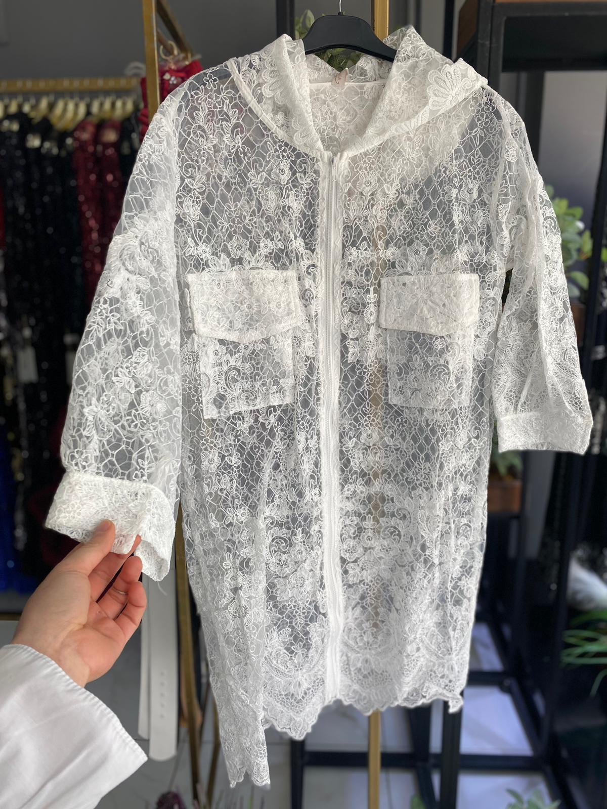 CHADA BOUTİQUE İTHAL DANTEL CEKET