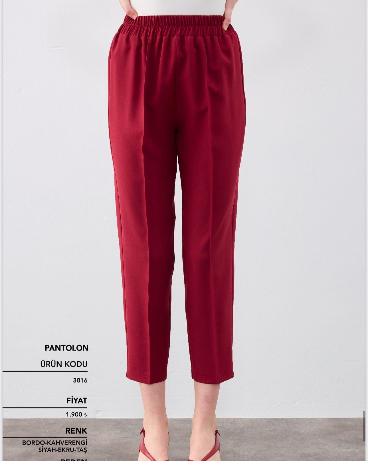 CLOCHE NOVA PANTOLON BORDO