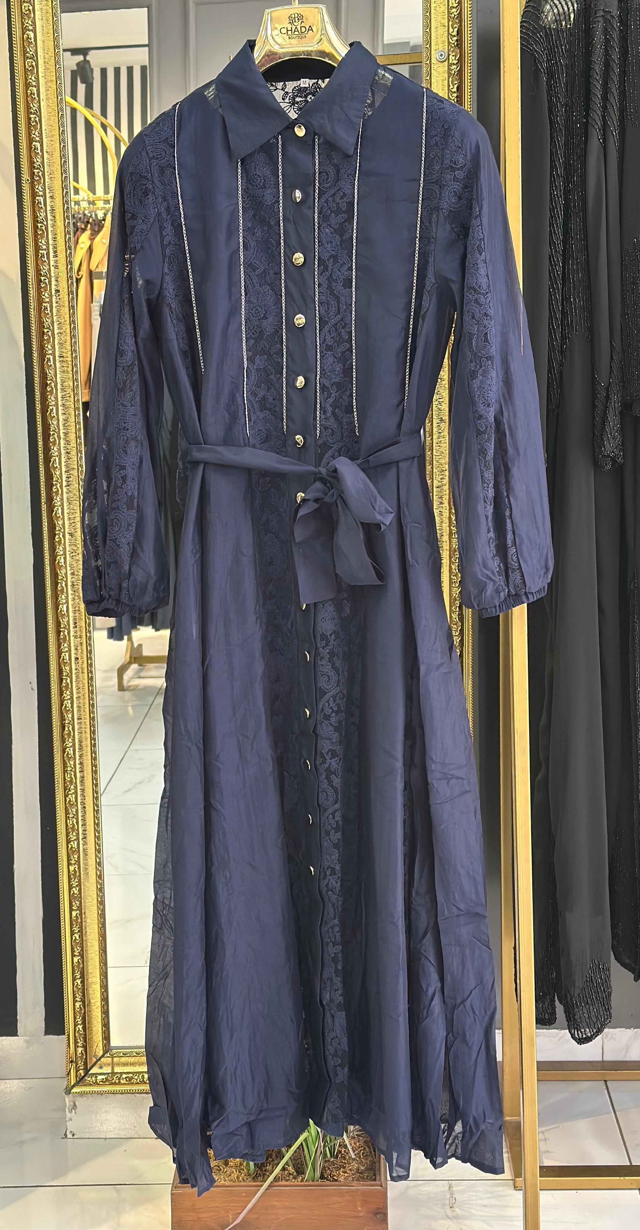 İTHAL ELBİSE LACİVERT