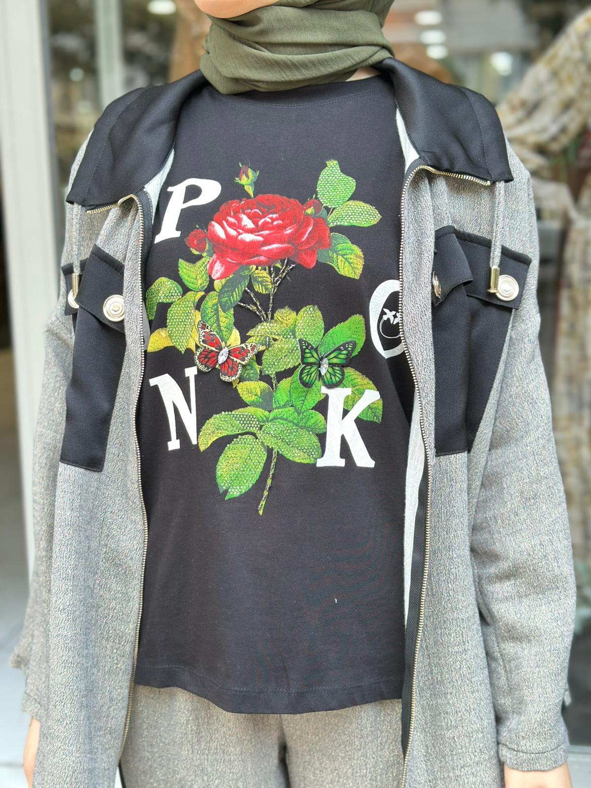 İTHAL İÇLİK TSHIRT SIYAH 