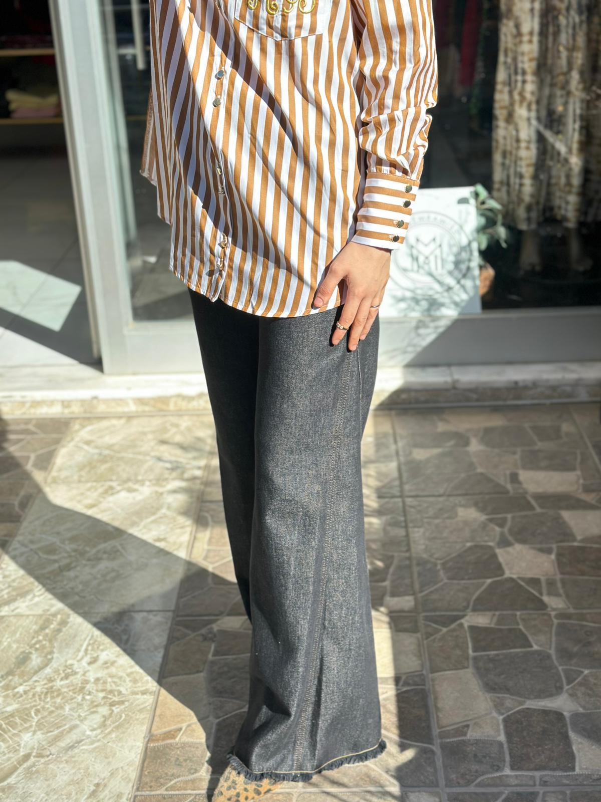 MİSSEMRAMİSS BLUE NOVA DENİM PANTOLON ANTRASİT 