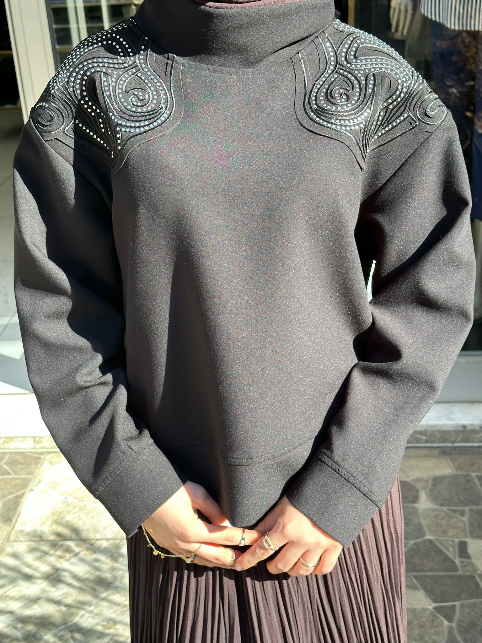 VENÖVE LULU SWEATSHIRT SİYAH
