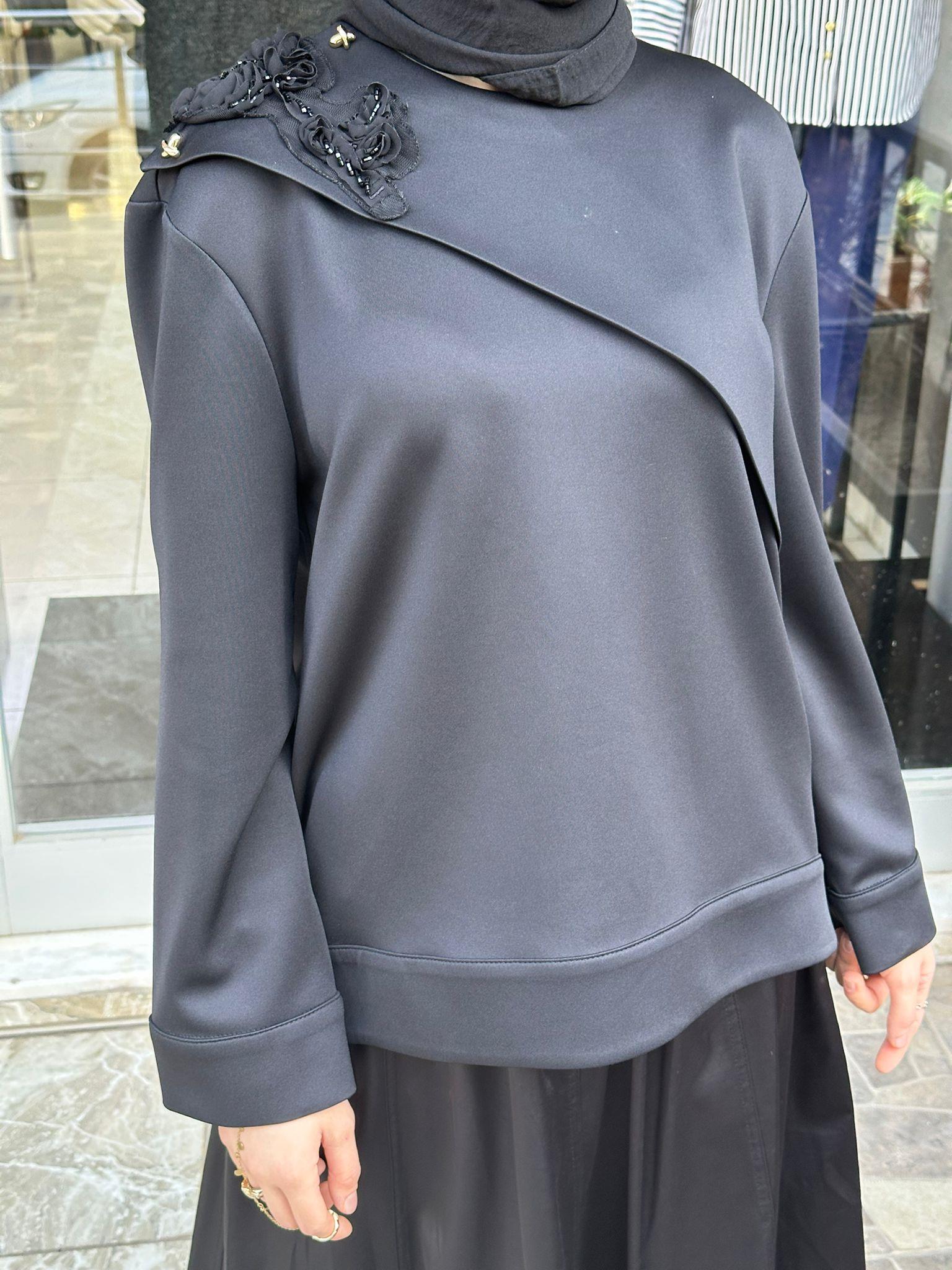 VENÖVE VALDE SWEAT SIYAH