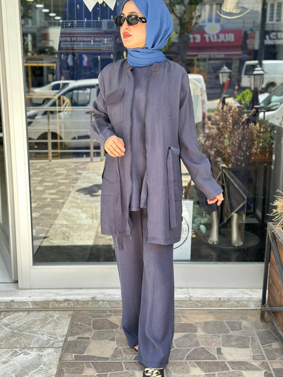 CLOCHE SİLVA TAKIM İNDİGO 
