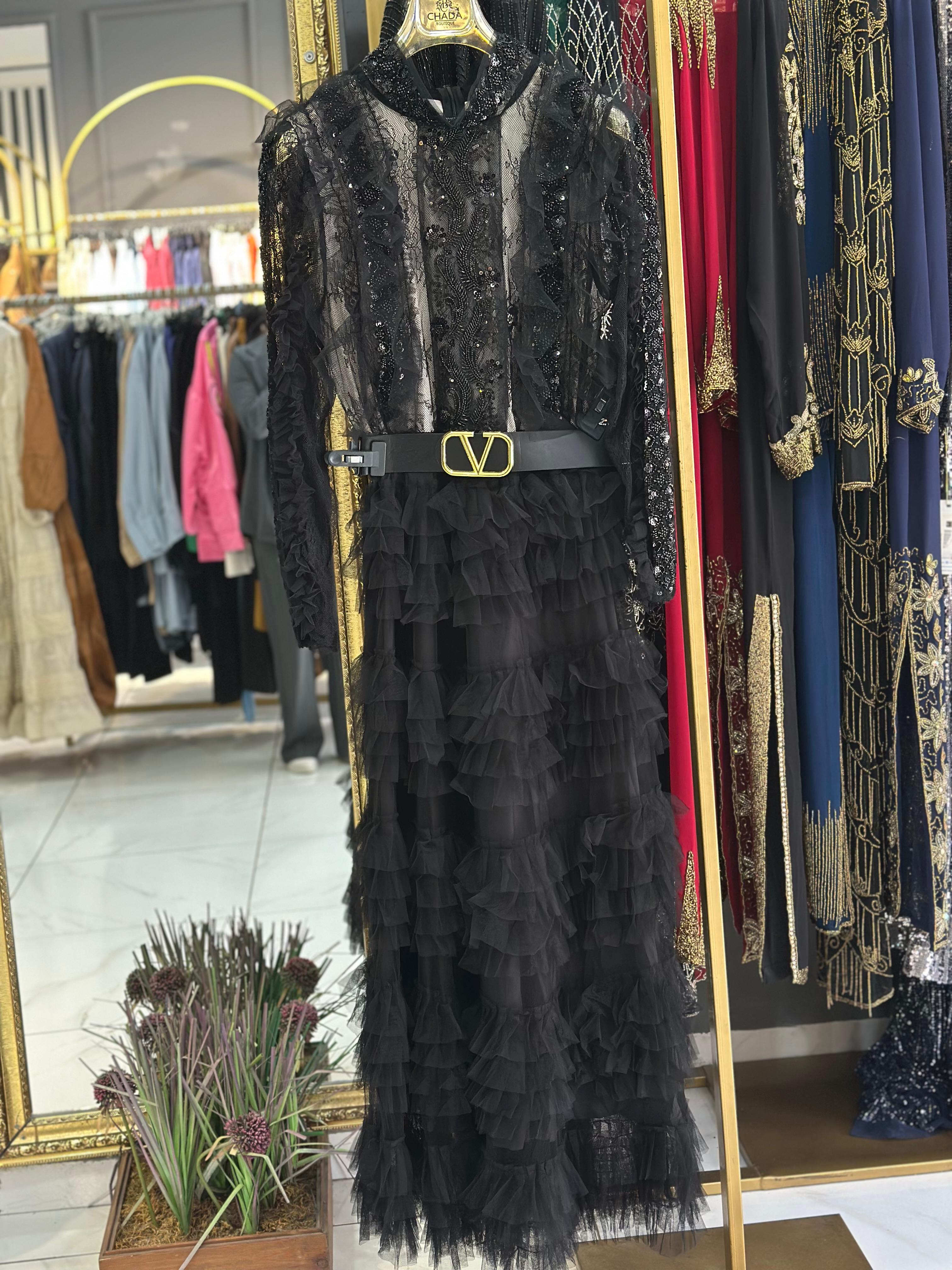 İTHAL ABİYE SİYAH