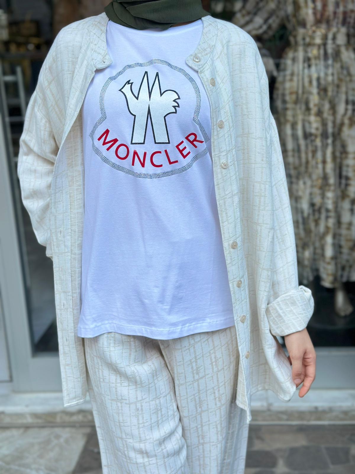 İTHAL İÇLİK MONCLER EKRU 