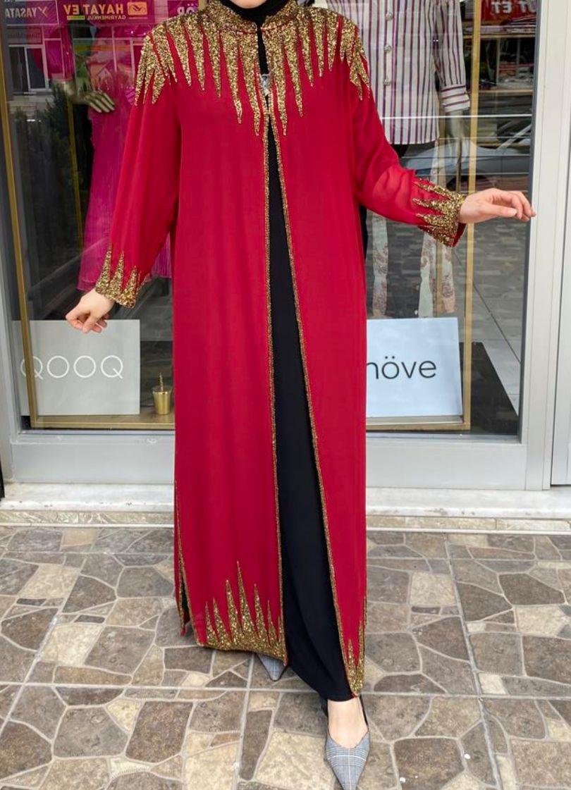 İTHAL TAŞLI ABAYA 
