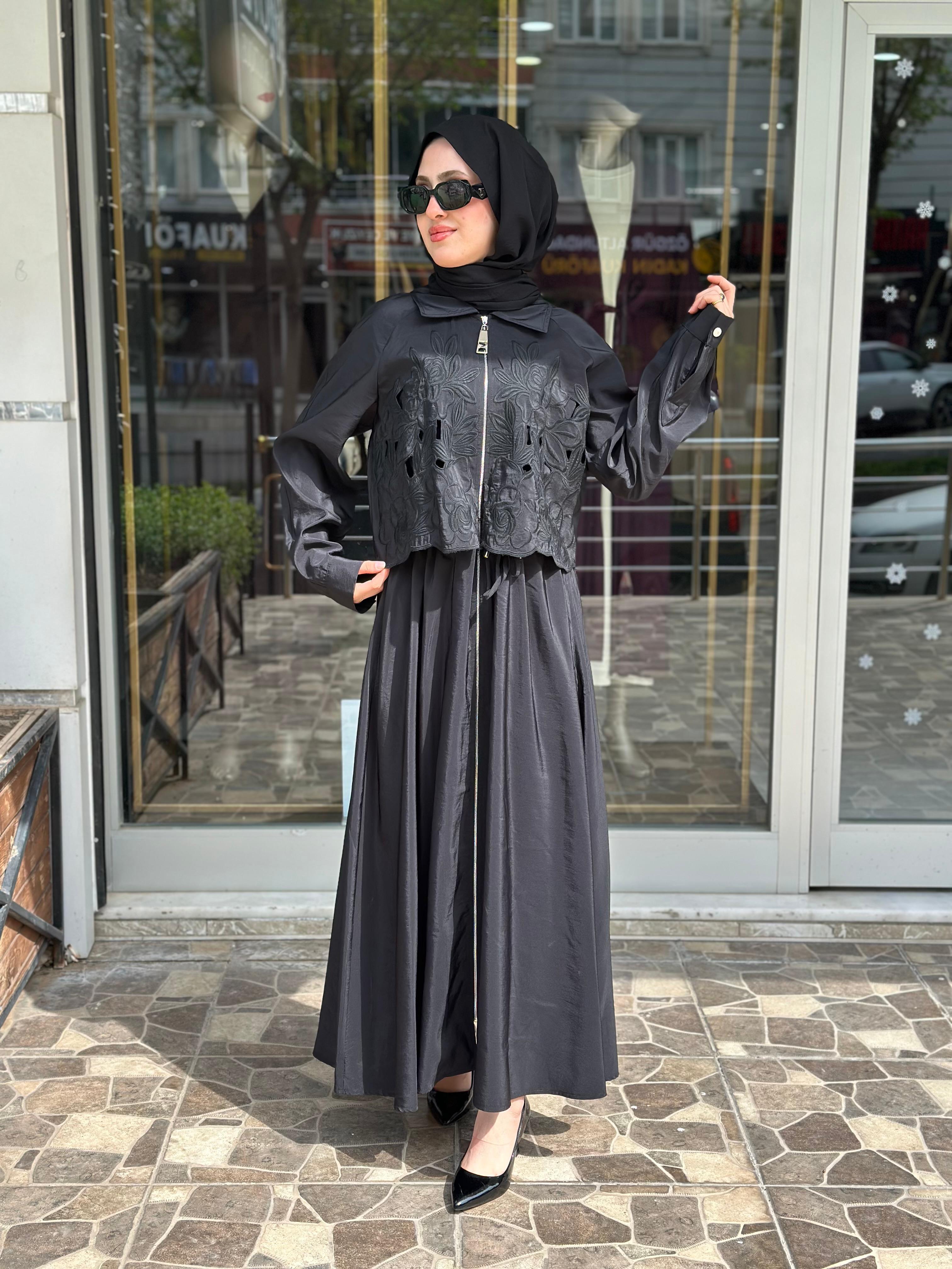 MİSSEMRAMİSS GRACE CUT ELBİSE SİYAH