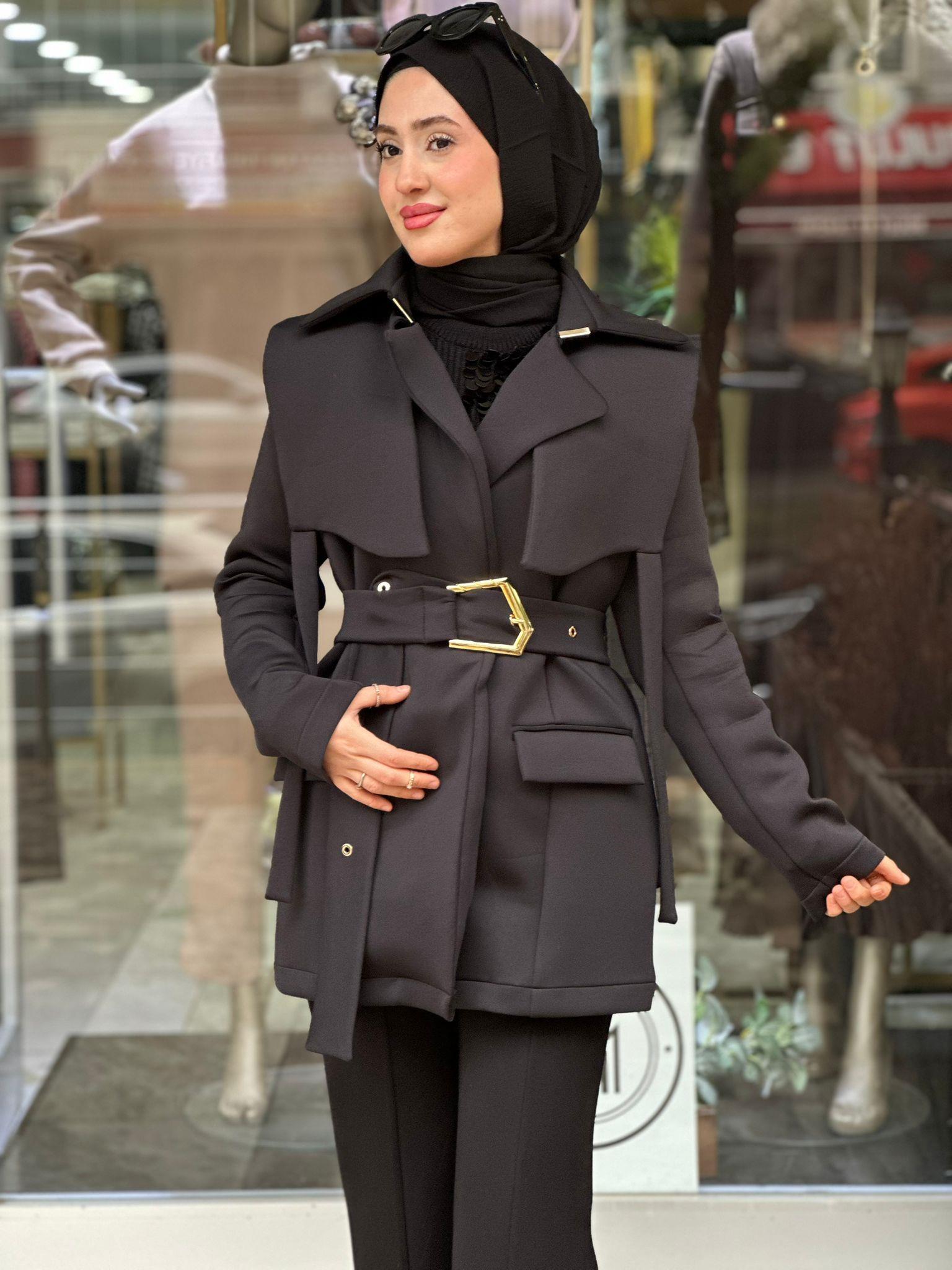 MİSSEMRAMİSS INVERNO SCUBA CEKET SİYAH