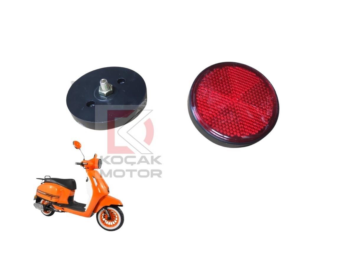 Arora Dazzle Pro Arka Çamurluk Reflektör Kırmızı 6mm ( 2 Adet )
