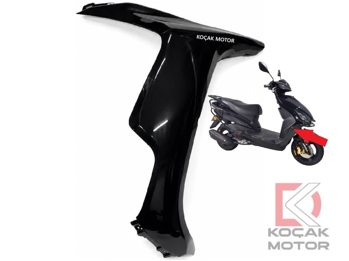 Arora Freedom 50cc Ön Panel Alt Siyah Sağ