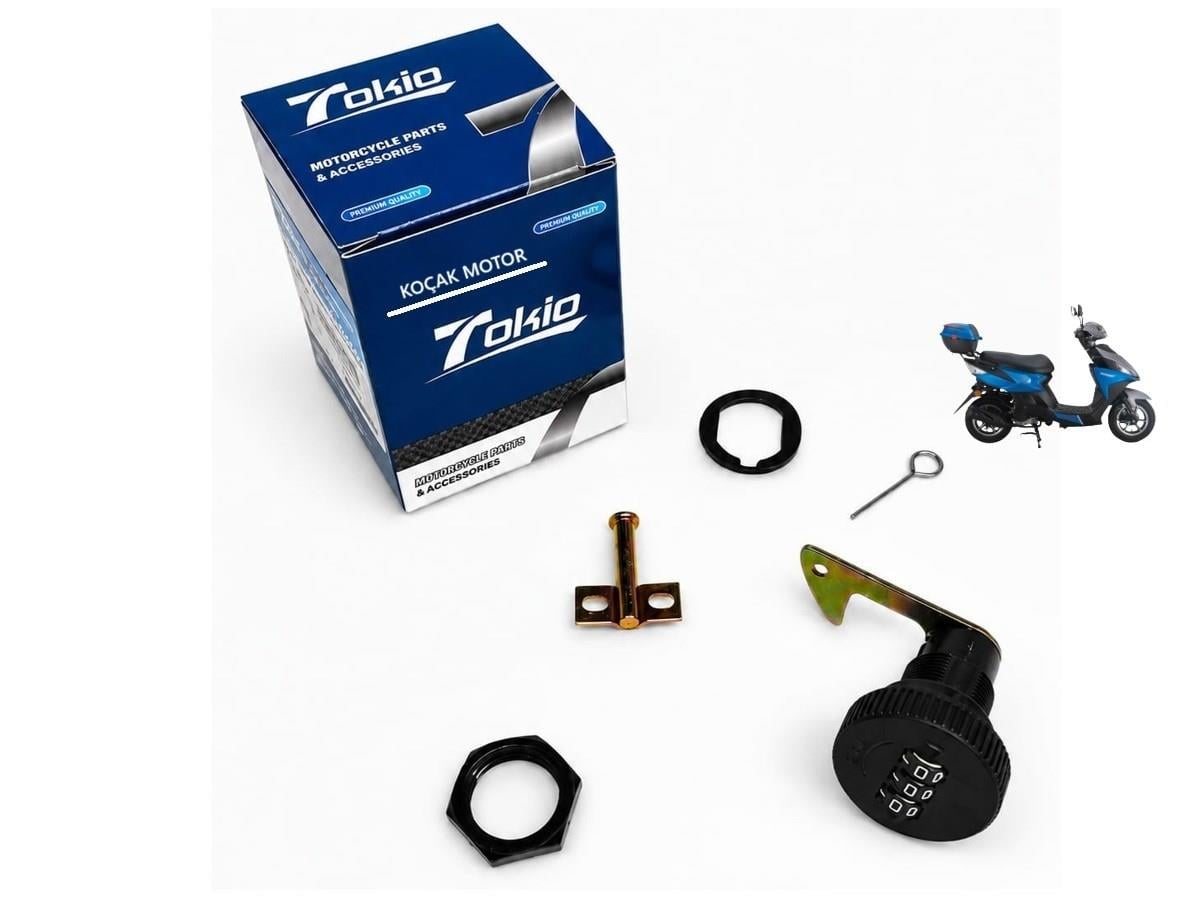 Falcon Nitro 50cc Port Bagaj Arka Çanta Kilidi Şifreli