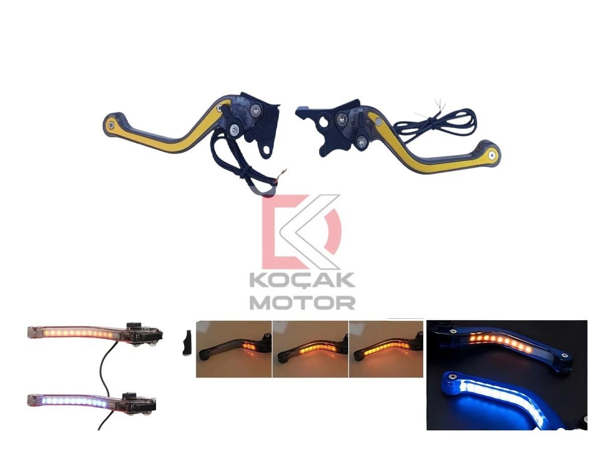 Honda Pcx 125-150 Manet Takımı Sinyal-Park Gold (Arka Kampana Fren)