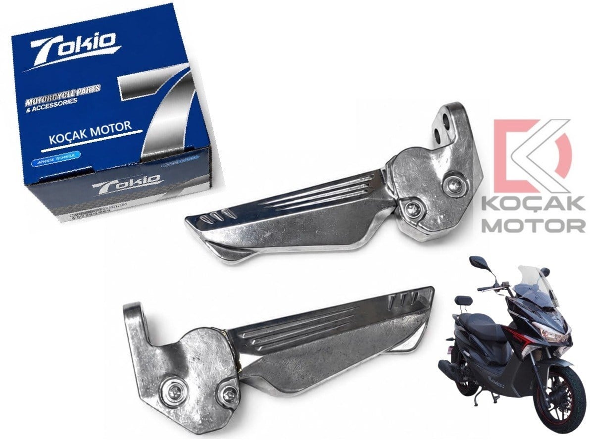Motolüx MT125 -AKalite- Yolcu Ayak Basamak Takımı
