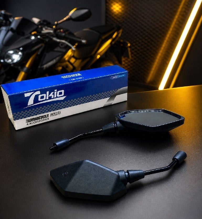 Motosiklet / Scooter Ayna Takımı 10mm / Düz Diş